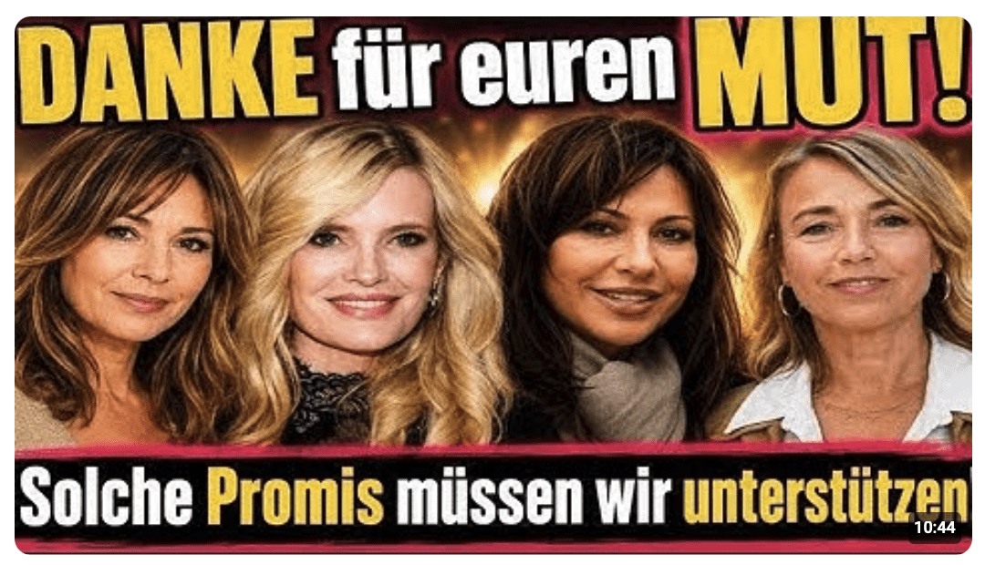 Danke Tina Ruland, Caroline Beil, Mirja Du Mont und Simone Thomalla