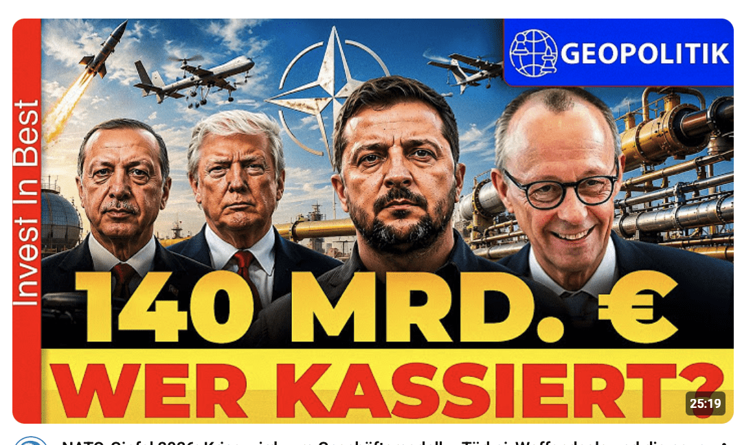 NATO-Gipfel 2026: Krieg wird zum Geschäftsmodell – Türkei, Waffendeals und die neue Weltordnung