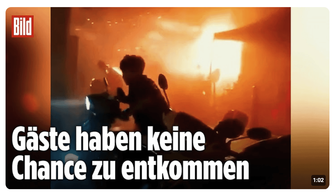 THAILAND: In einem Pub in Bangkok bricht ein Großbrand aus! Dutzende Menschen kommen ums Leben!