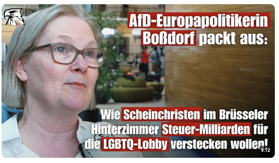 Wie Scheinchristen im Brüsseler Hinterzimmer Milliarden für die LGBTQ-Lobby verstecken wollen!