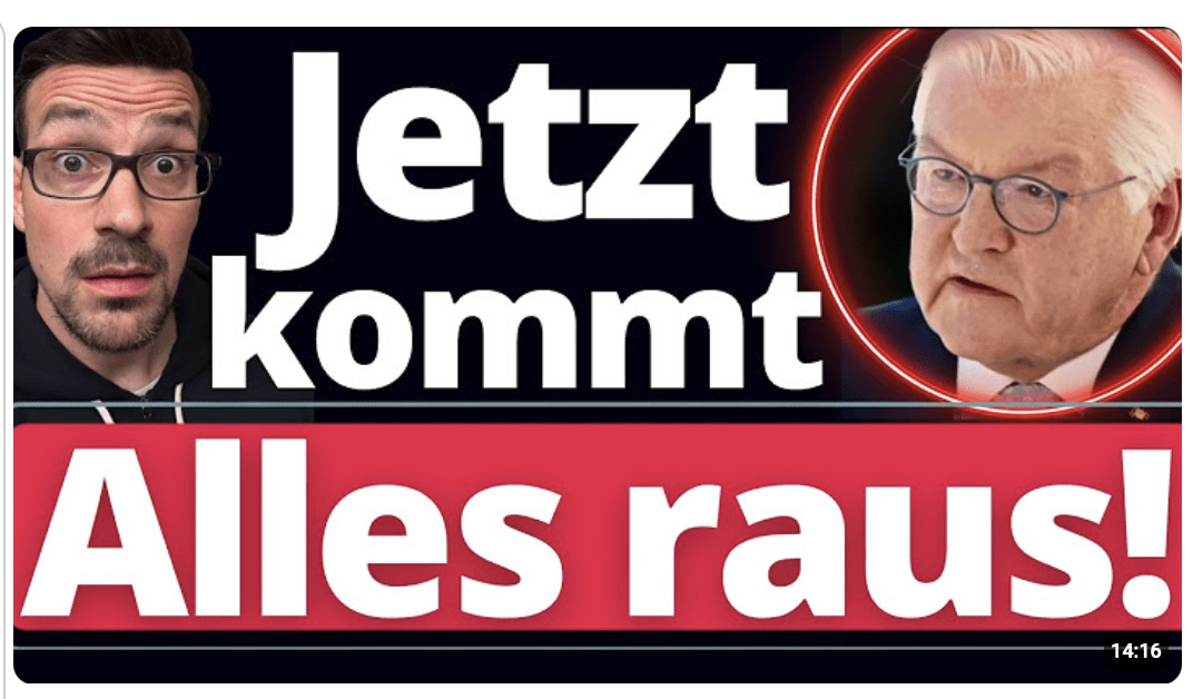 ENDLICH: Steinmeier gibt ALLES ZU!