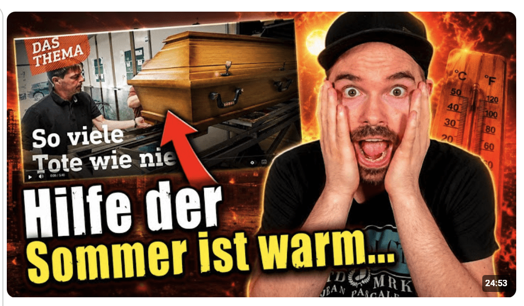 Hilfe der Sommer ist warm…….