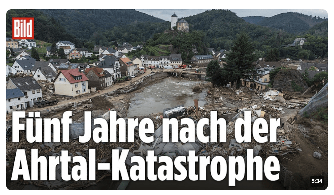 Ahrtal-Flut 2021 – Erst kam der Regen, dann die Todesflut