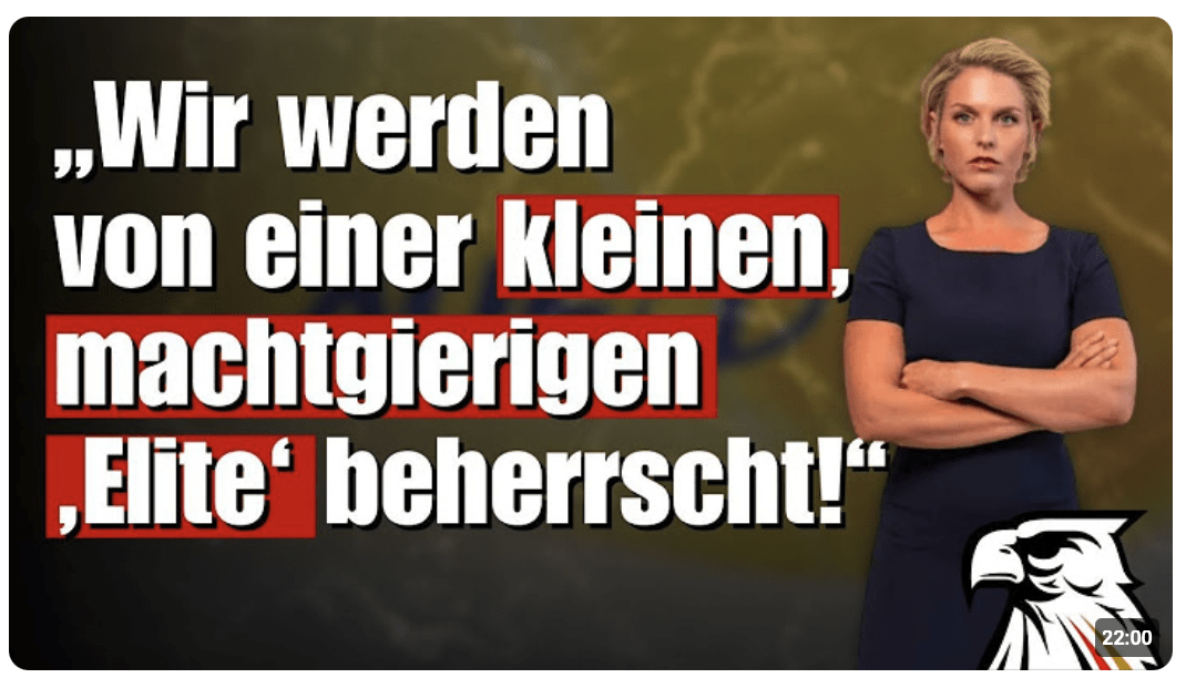 Journalistin Elsa Mittmannsgruber: „Wir werden von einer kleinen, machtgierigen ‚Elite‘ beherrscht!“