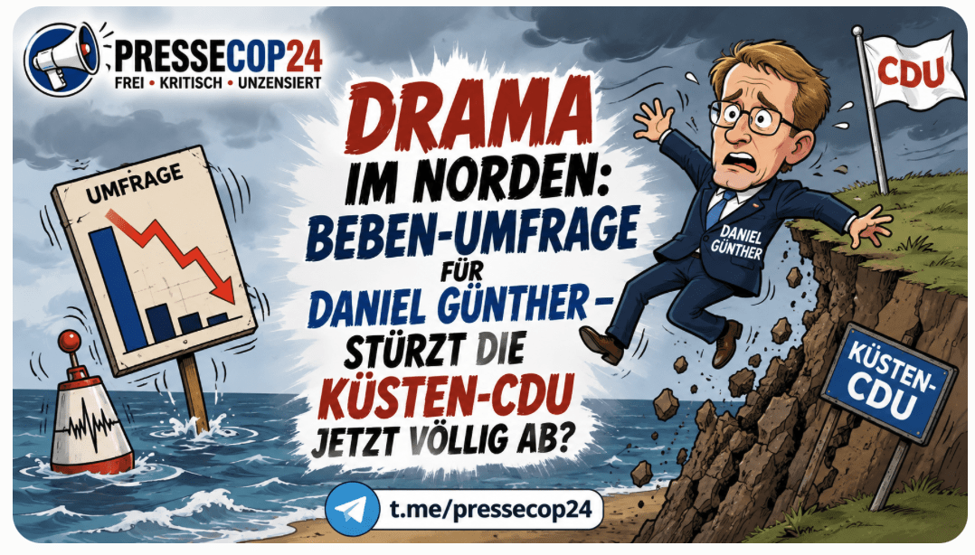 DRAMA IM NORDEN: BEBEN-UMFRAGE FÜR DANIEL GÜNTHER – STÜRZT DIE KÜSTEN-CDU JETZT VÖLLIG AB?