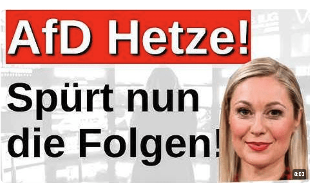 Ruth Moschner AfD Hetze! Nun spürt sie die Folgen!
