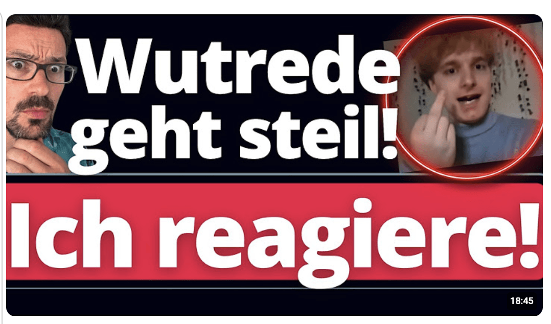 Links-Wähler hat die Schnauze voll! Meine Reaktion!