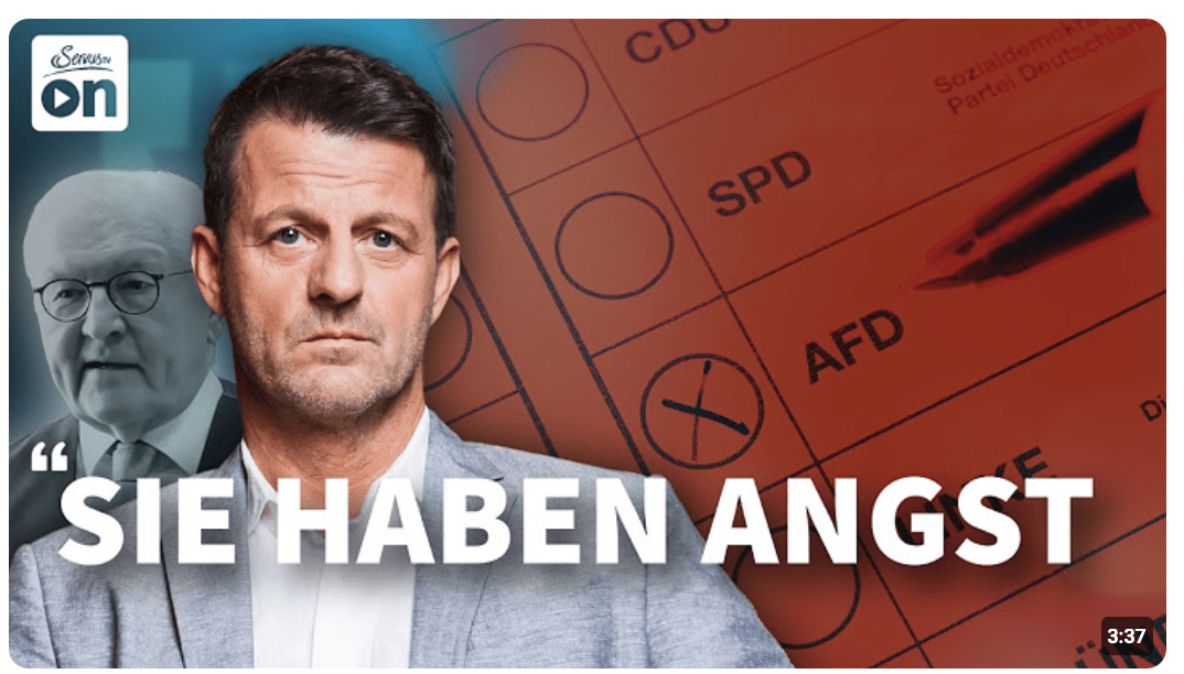 AfD-Höhenflug: Steinmeiers Angst VOR der Demokratie | Servus Kommentar von Michael Fleischhacker
