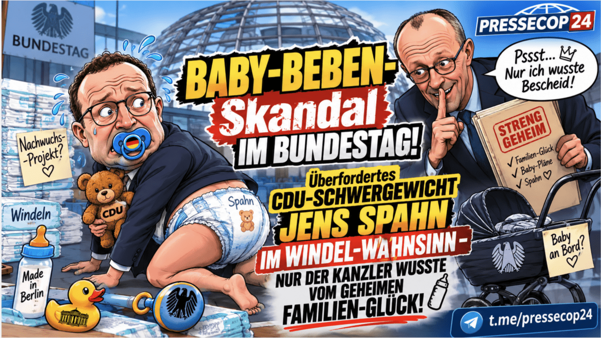 BABY-BEBEN-Skandal IM BUNDESTAG! Überfordertes CDU-SCHWERGEWICHT JENS SPAHN IM WINDEL-WAHNSINN – NUR DER KANZLER WUSSTE VOM GEHEIMEN FAMILIEN-GLÜCK!