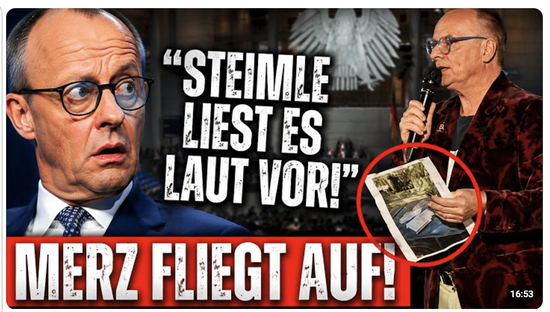 Als Uwe Steimle das vorliest, trifft MERZ DER SCHLAG! – ,,Nicht AFD hat es gesagt, sondern CDU!“