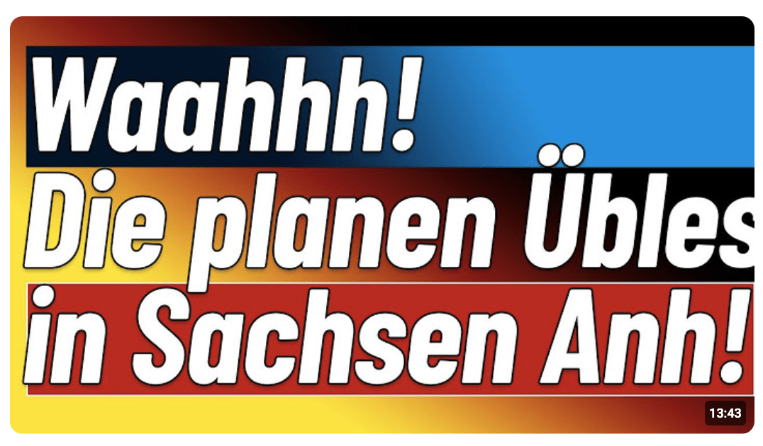 Merz kündigt offiziell Verhinderung von Wahlen in Sachsen Anhalt an!