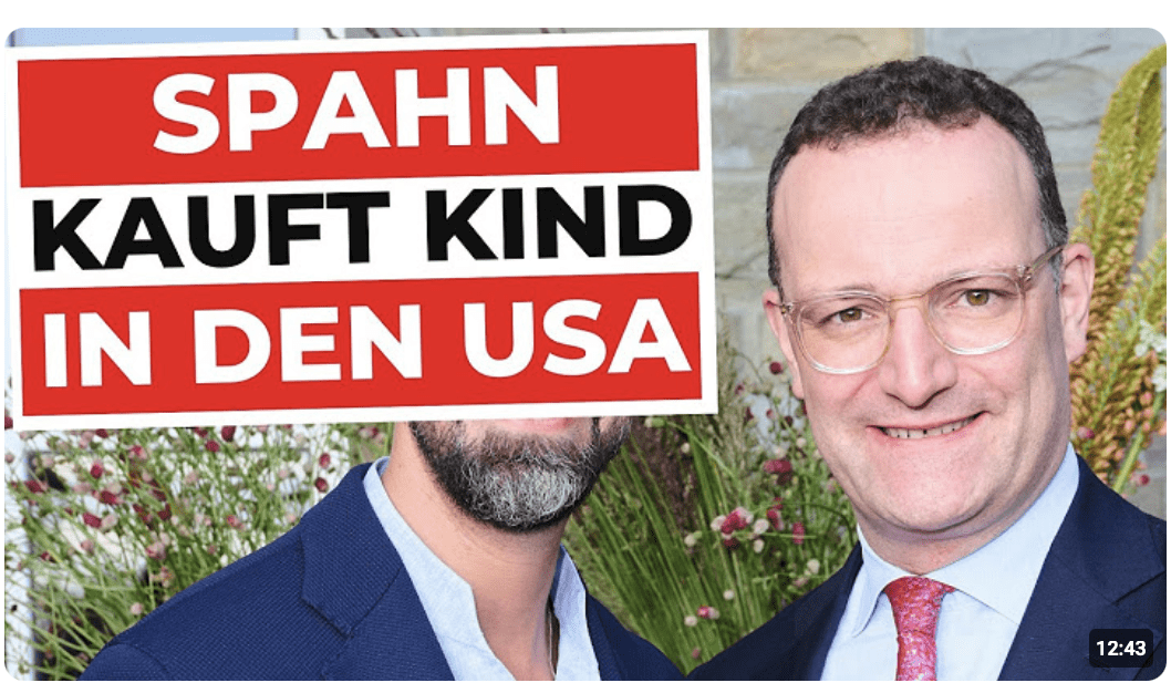 SPAHN MUSS WEG!!! Spahn kauft Baby: Elite bricht eigene Gesetze! | Leihmutterschaft Jens Spahn