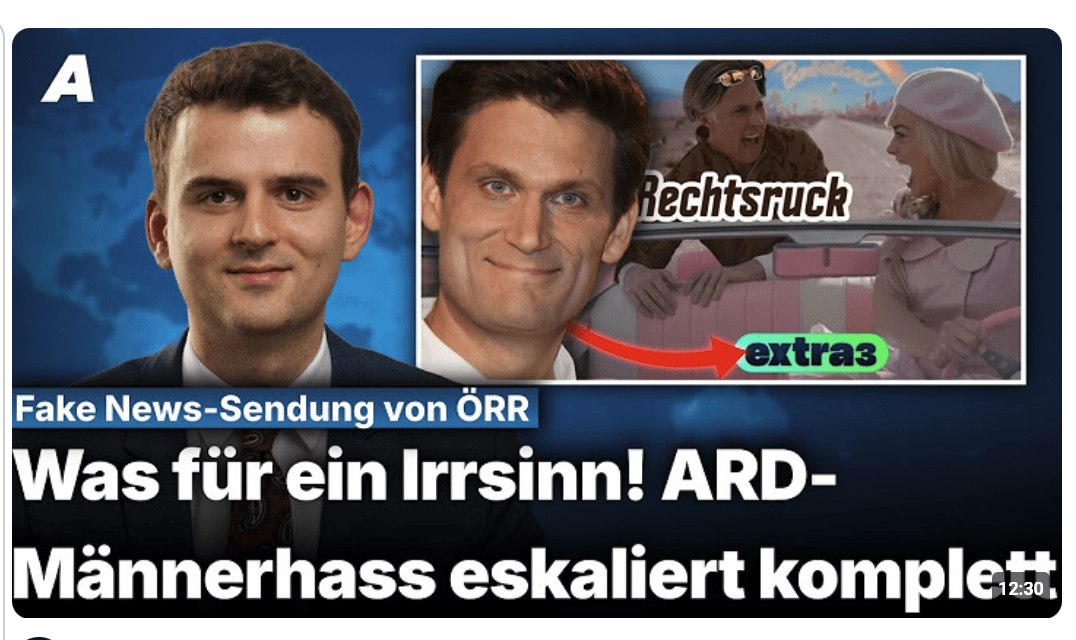 Irrer Männerhass im ÖRR: So verdreht Extra 3 Fakten