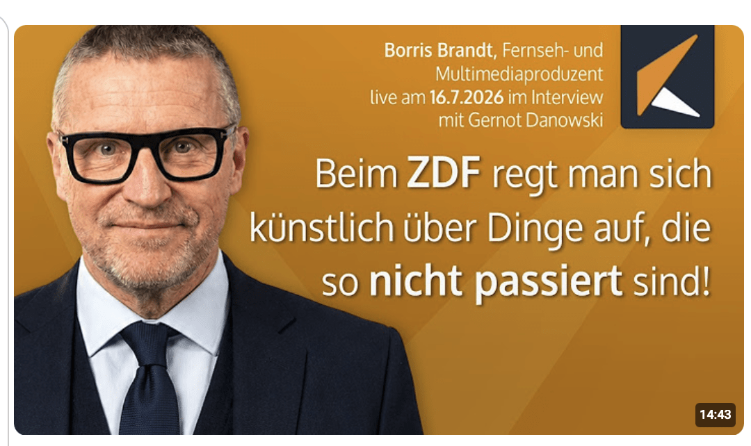 ZDF-Rufmordkampagne gegen Thomas Gottschalk