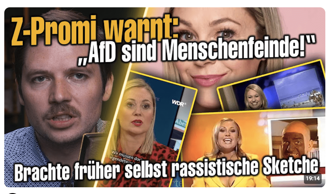 Ruth Moschner gegen die AfD & ihr rassistische Vergangenheit!