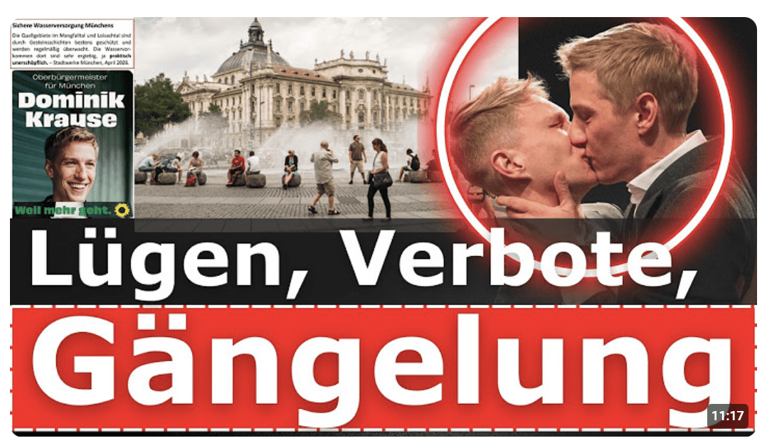 BürGAYmeister erlässt neue Regeln zum Wasserverbrauch in München. Bis zu 50.000 Euro Bußgeld…
