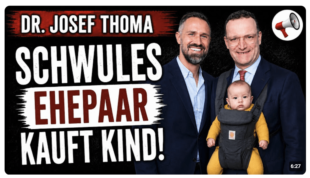 Dürfen die das? Ein schwules Millionärsehepaar kauft ein Kind in den USA | Dr. Josef Thoma