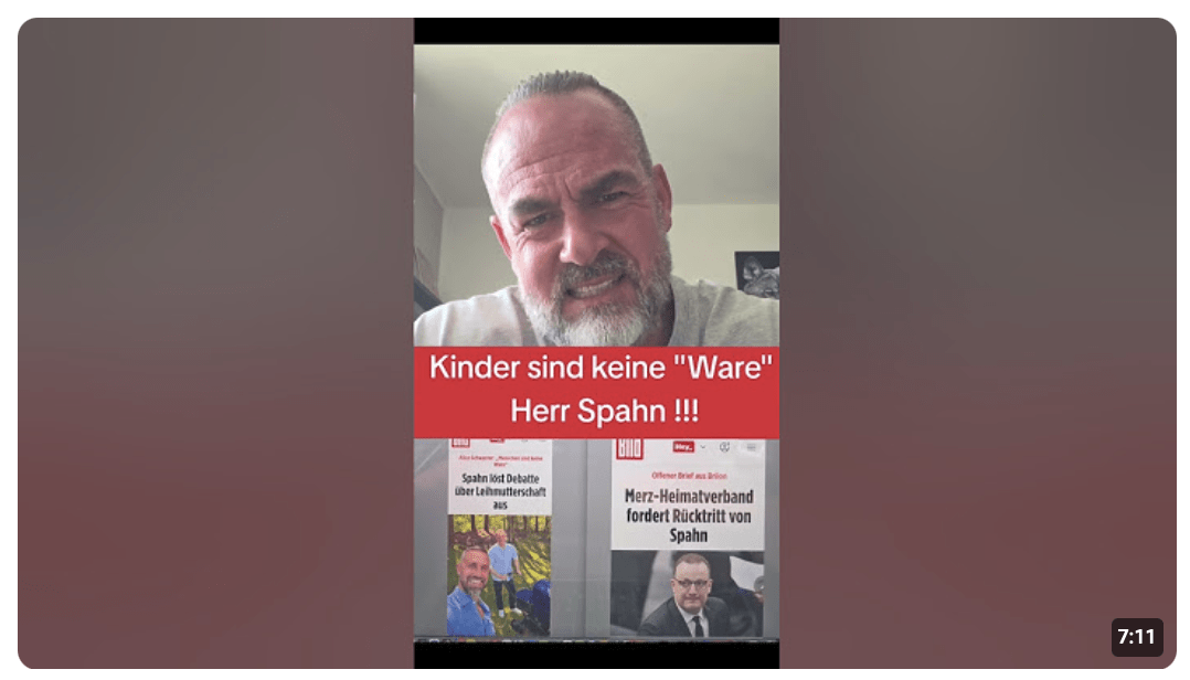 Kinder sind keine „Ware“ Herr Spahn !!!