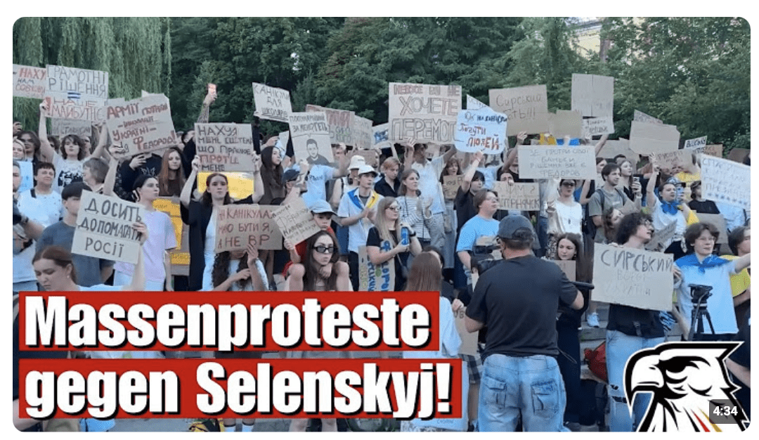 Proteste gegen Selenskyj: Wut über Entlassung des Verteidigungsministers bringt Straße zum Kochen!