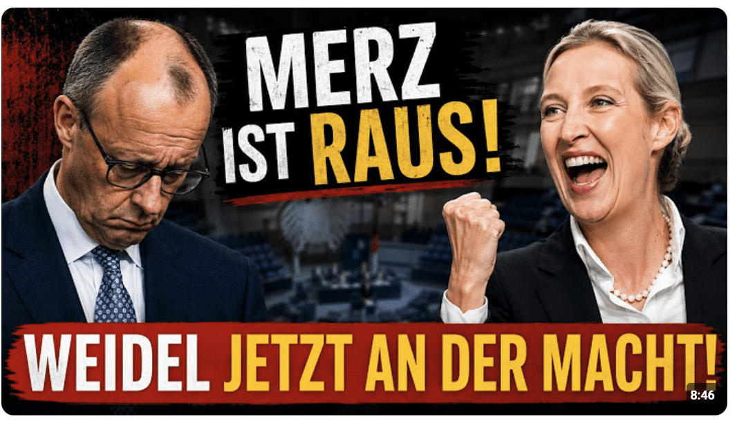 BLITZMELDUNG!  WEIDEL JETZT KANZLERIN!? Merz Rücktritt sorgt für MEGA JUBEL in der AfD Partei!