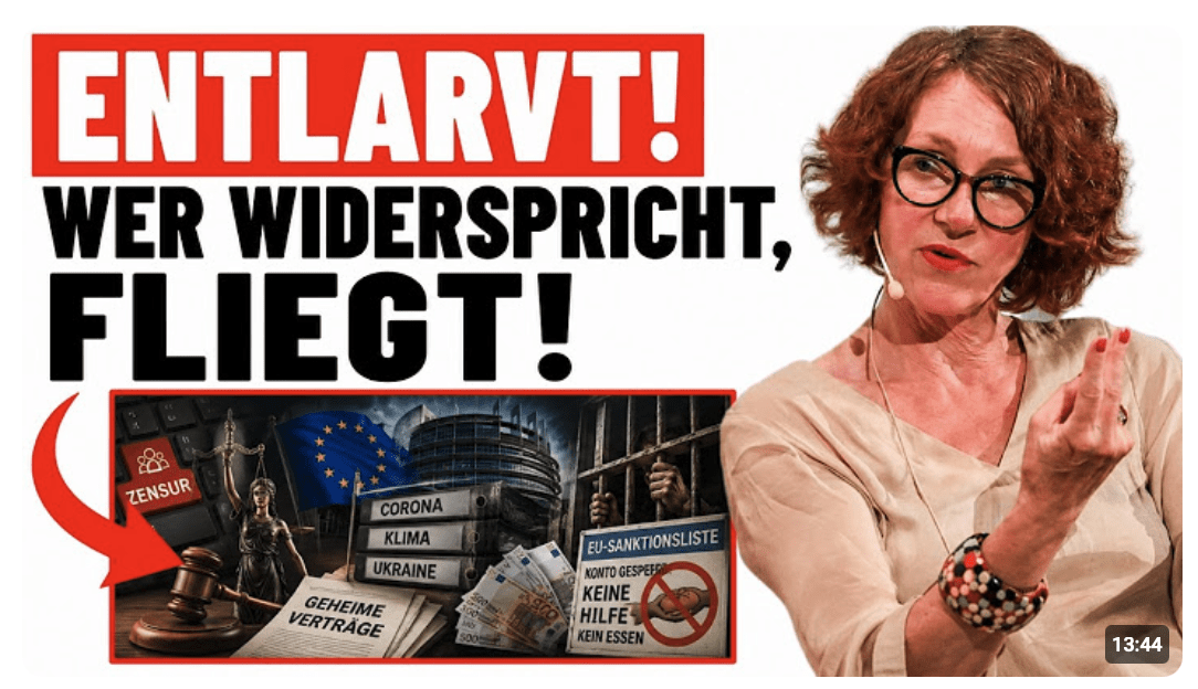 Ulrike Guérot: ES IST SOWEIT! Die EU sperrt jetzt Konten & entzieht das Essen 