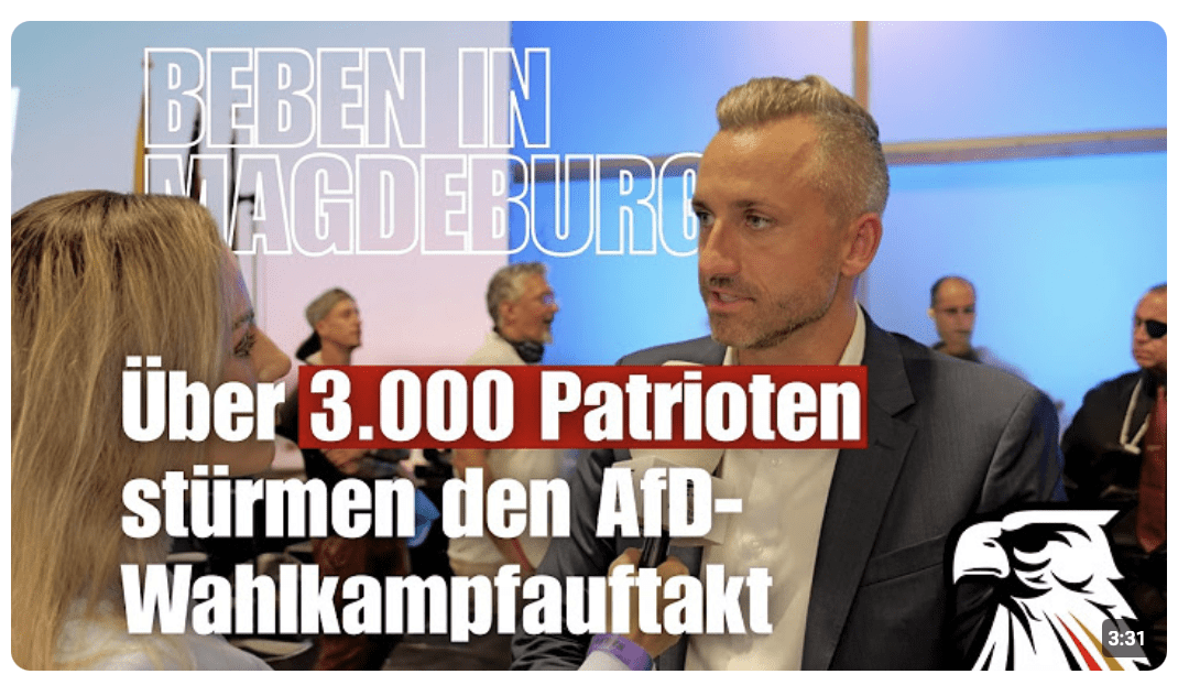 Über 3.000 Patrioten stürmen den AfD-Wahlkampfauftakt – Siegmund kündigt den Machtwechsel an!