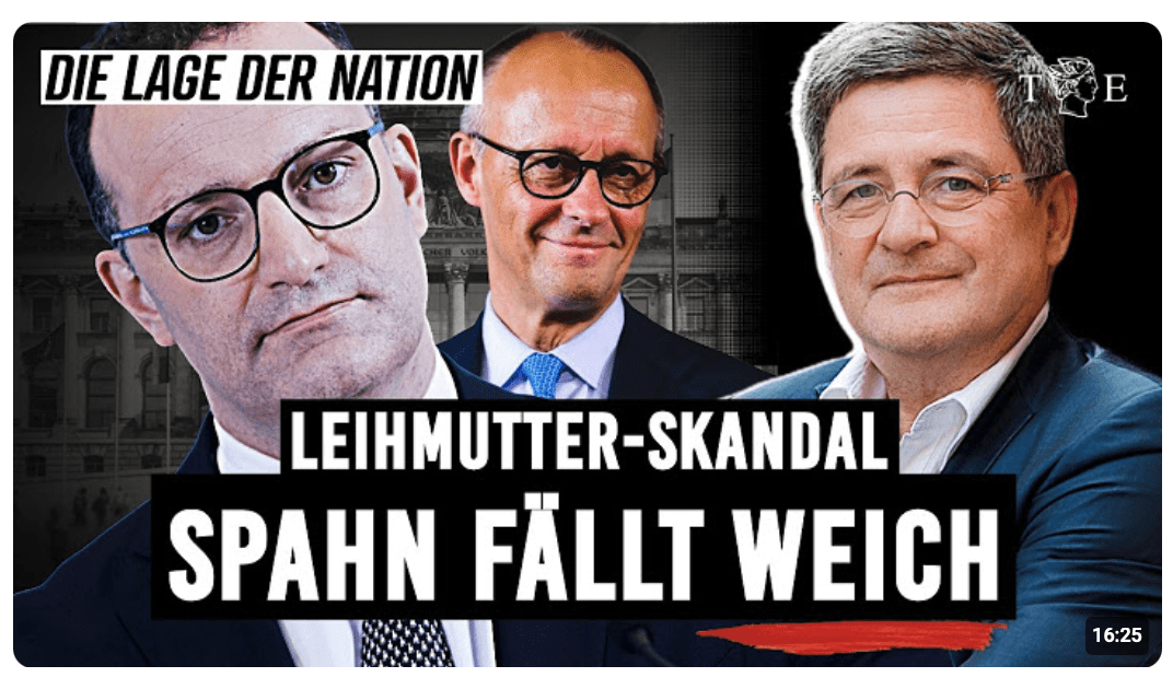 Rücktritt von Spahn: CDU macht sogar in der Sommerpause alles falsch – Lage der Nation Roland Tichy