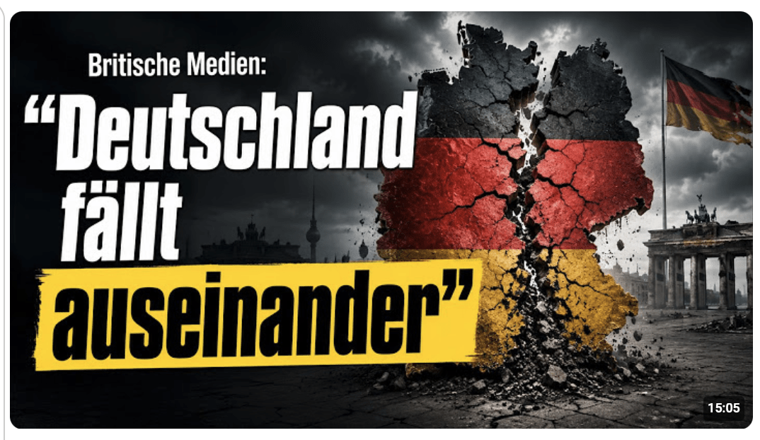 BRITISCHE MEDIEN: „Deutschland fällt auseinander!“
