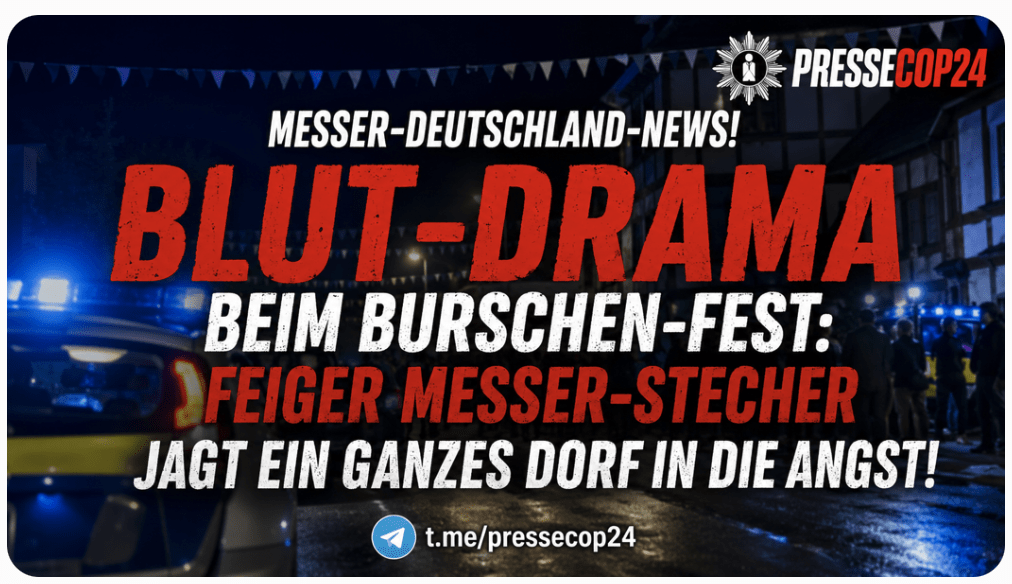 BLUT-DRAMA BEIM BURSCHEN-FEST: FEIGER MESSER-STECHER JAGT EIN GANZES DORF IN DIE ANGST!
