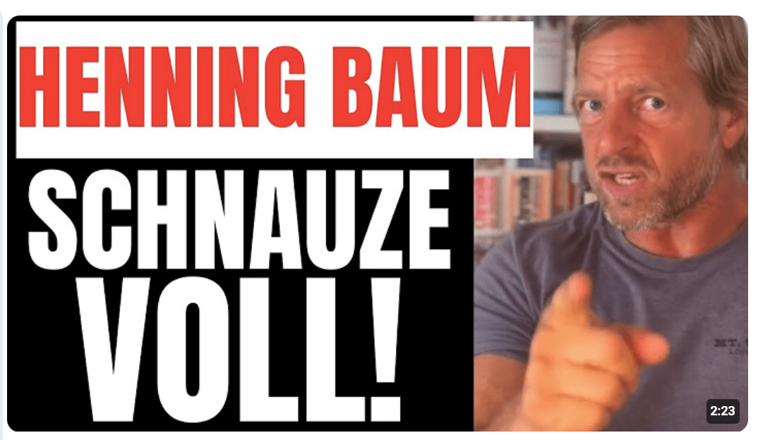 SCHAUSPIELER Henning Baum DREHT VÖLLIG FREI gegen die JUGEND VON HEUTE!