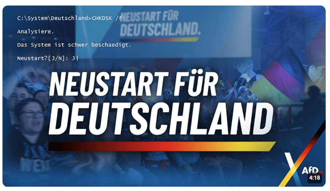 Neustart für Deutschland!