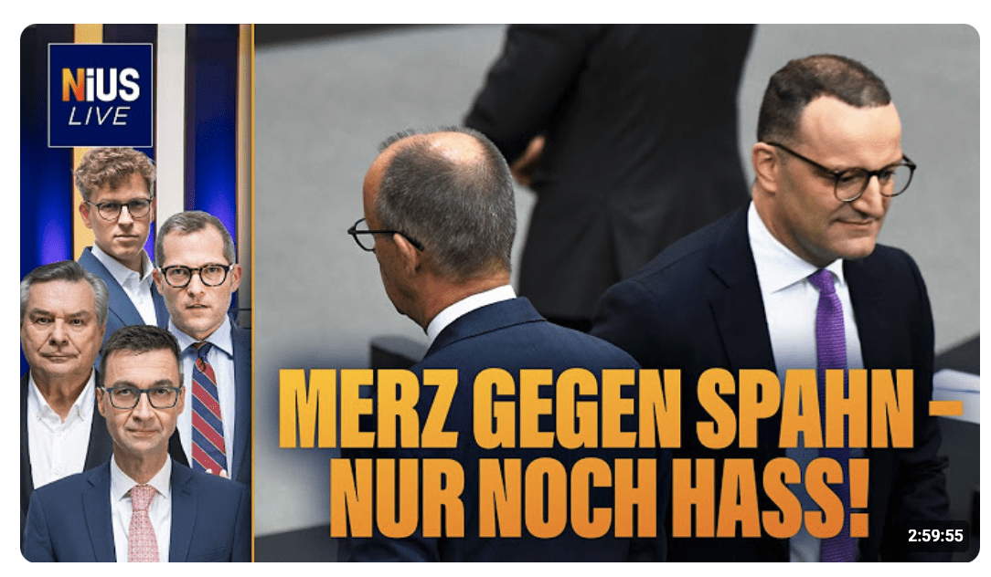 Mimimi-Merz! Kanzler rastet im ZDF-Interview aus I NIUS Live am 20.07.2026
