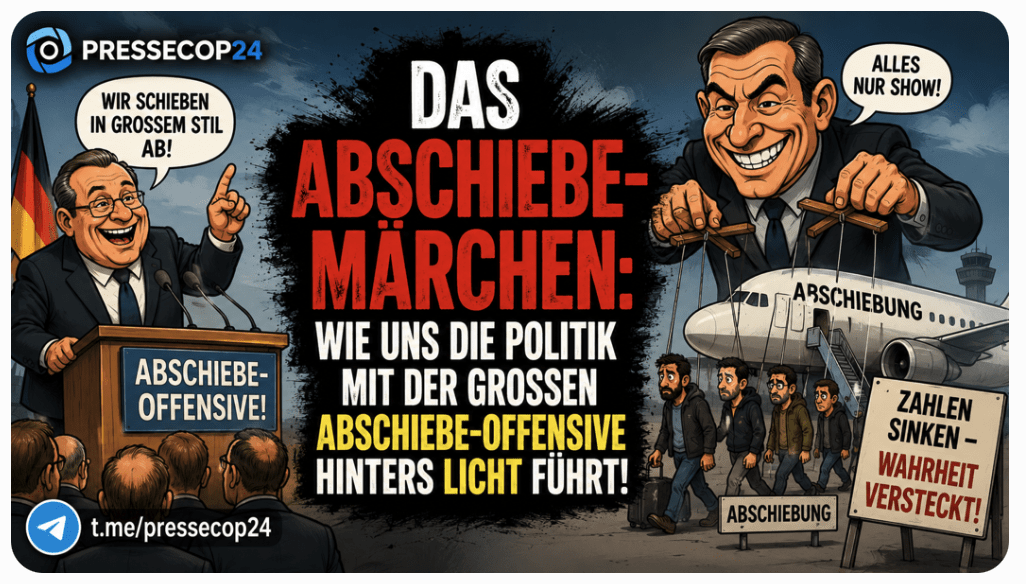 DAS ABSCHIEBE-MÄRCHEN: Wie uns die Politik mit der großen Abschiebe-Offensive hinters Licht führt!