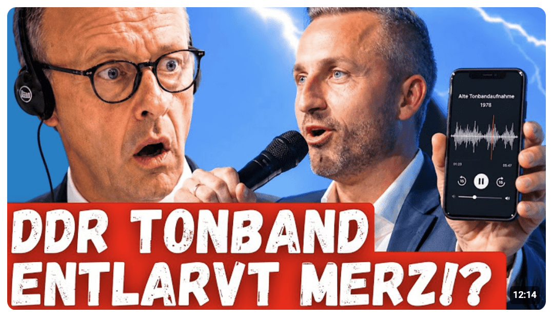 TONAUFNAHME aus DDR schockt! Ulrich Siegmund stellt Merz Familie bloß!?