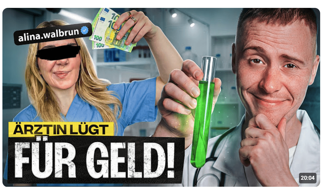 Influencer werben für meine erfundene Krankheit 