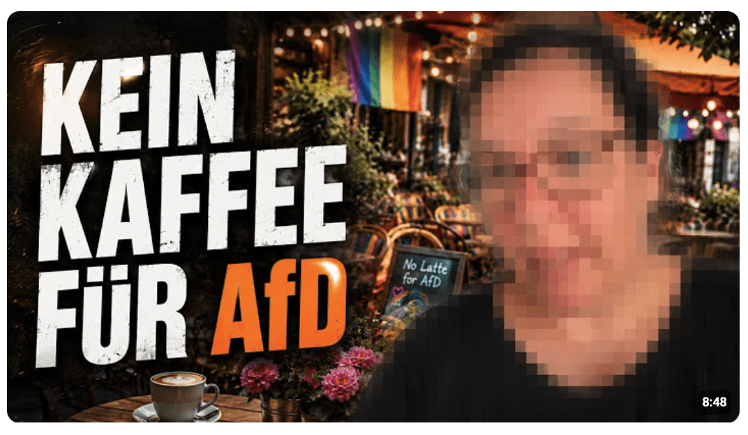 „Kein Kaffee für Nazis“: Wie ein Berliner Café die Spaltung auf die Spitze treibt!