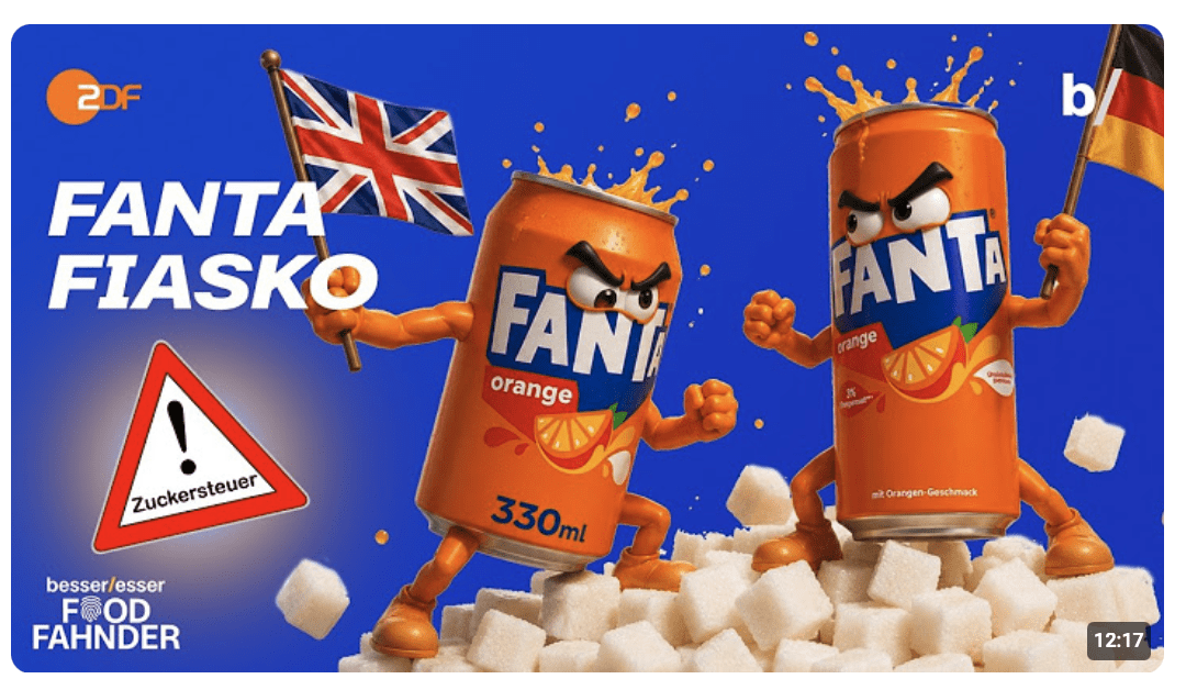 Zucker Zoff: Darum steckt in deutscher Fanta immer noch so viel Zucker