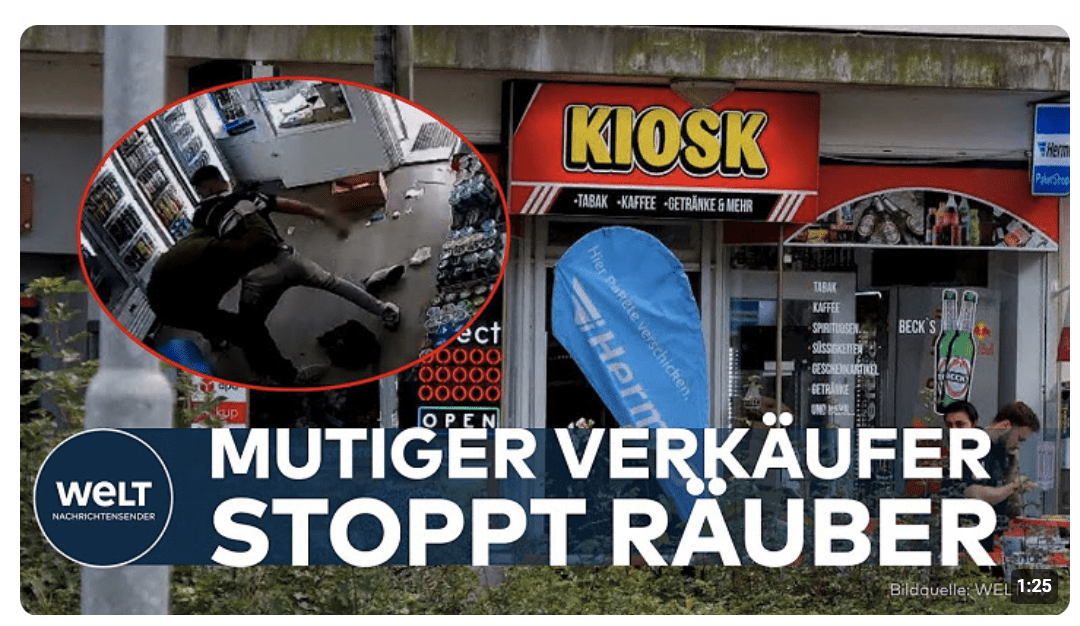 BREMEN: Raubüberfall auf Kiosk! Mutiger Verkäufer überwältigt bewaffneten Räuber – Schüsse fallen