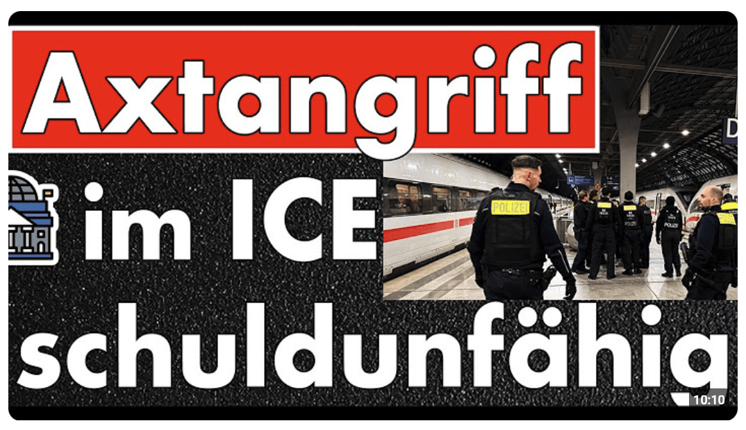 Germanistan-Justiz: 21-jähriger Syrer schlägt mit Axt zu – Schuldunfähig dank Schizophrenie