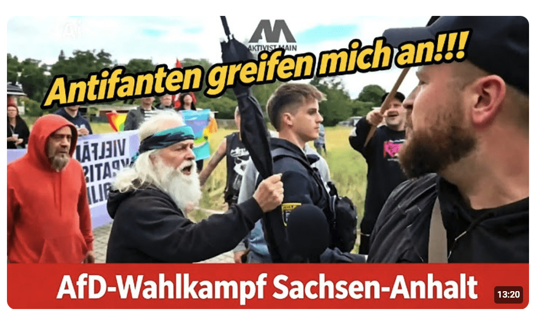 Antifanten schlagen auf mich ein!