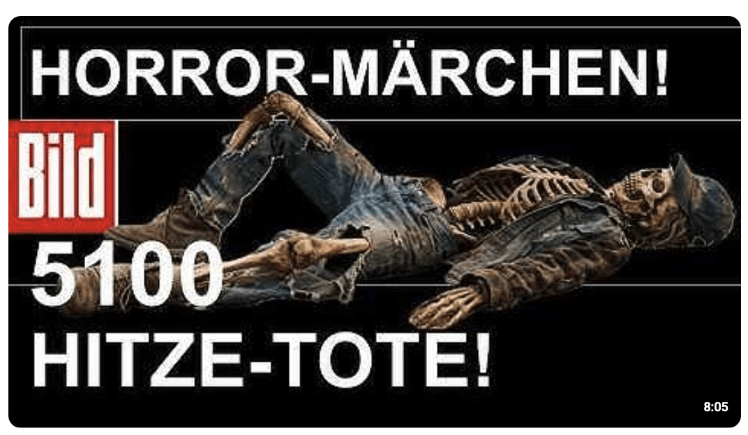 Schwitzen Sie noch oder sterben Sie schon? Nun wird die nächste Sau durchs Dorf getrieben!