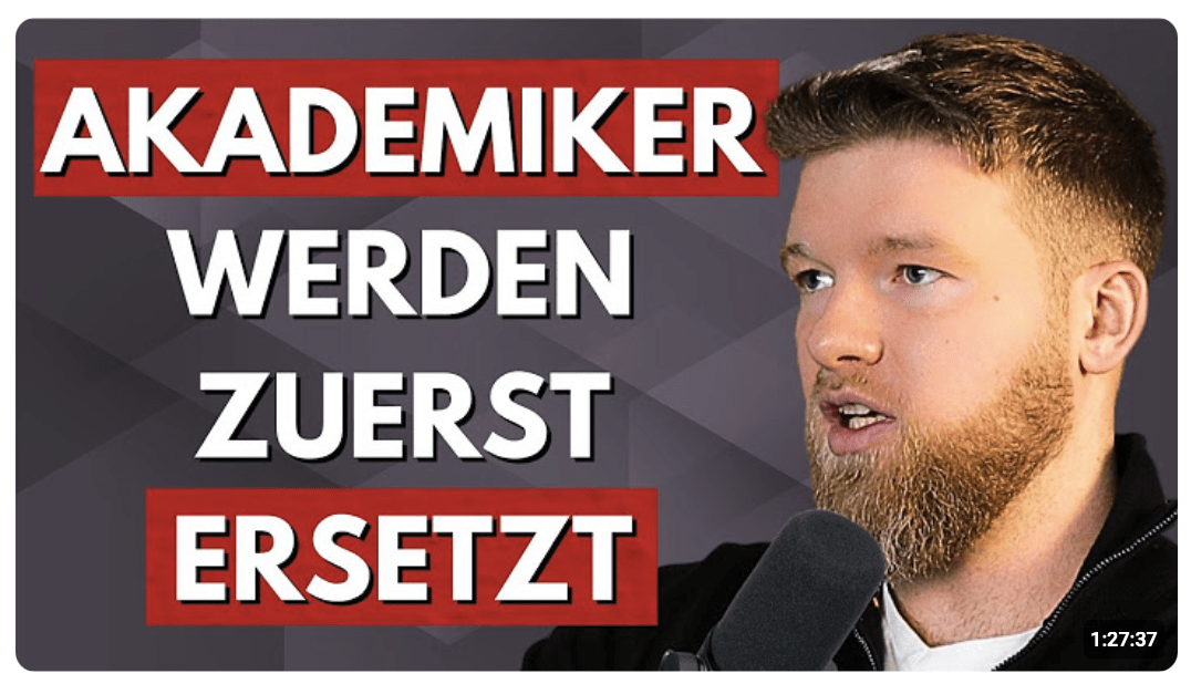 KI-Experte: Nur 5 Berufs-Gruppen sind noch sicher (Garrit Wilson)