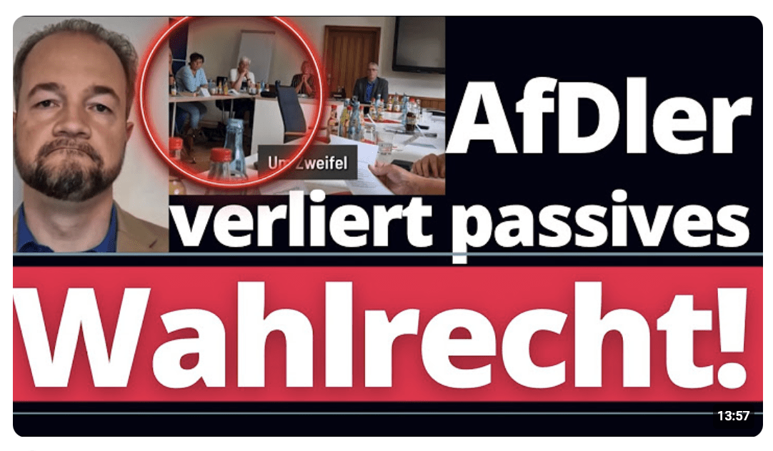 EIL: Eskalation im Wahlausschuss! Demokratie in Friesland abgeschafft! AfD-Kandidat ausgeschlossen!