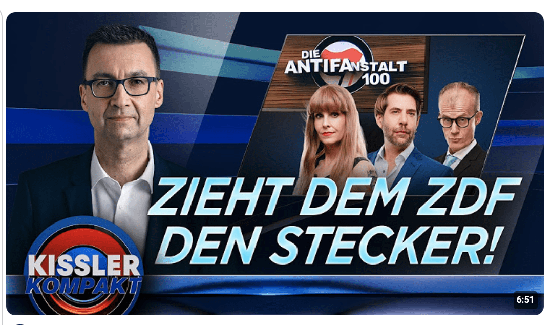 Antifa und linke Gewalt: „Die Anstalt“ ist kein Kabarett | KISSLER Kompakt am 22.07
