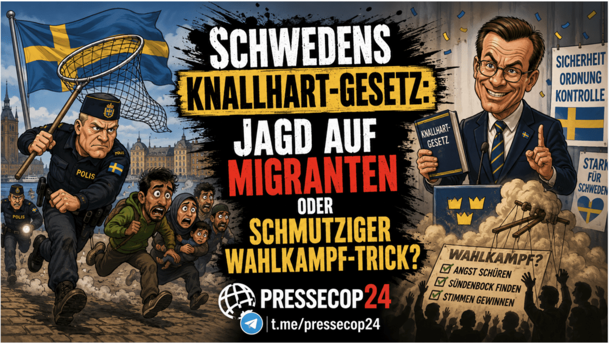 Schwedens Knallhart-Gesetz: Jagd auf Migranten oder schmutziger Wahlkampf-Trick?