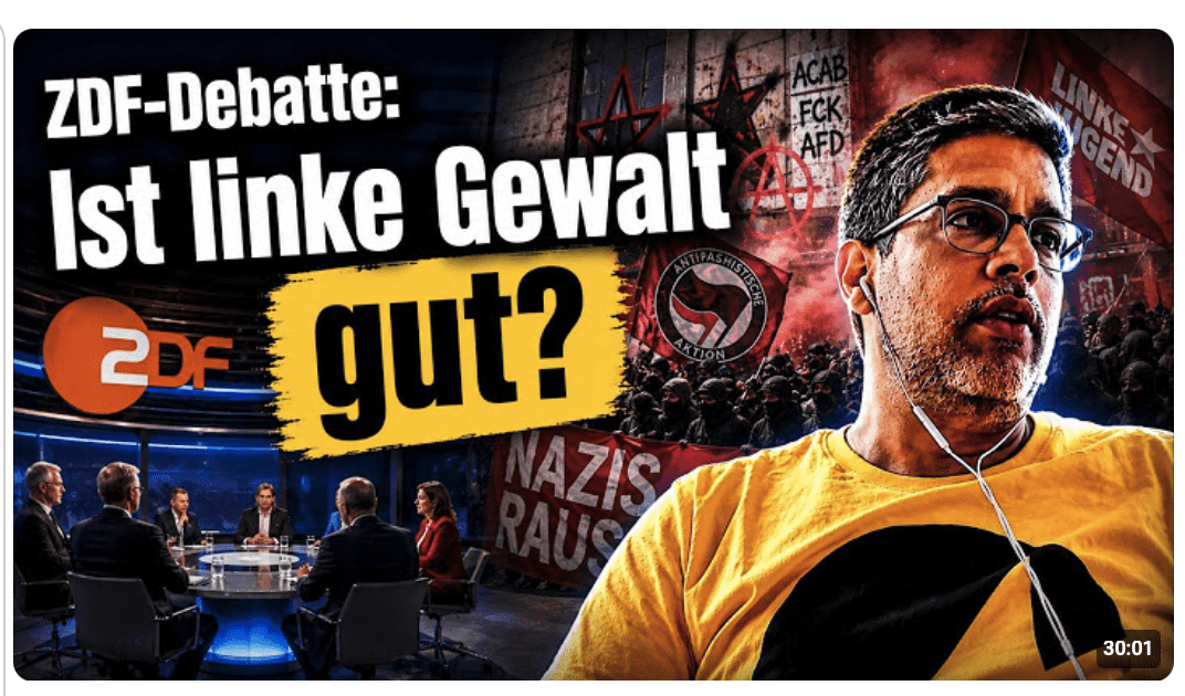 ZDF-Debatte: Ist linke Gewalt gut?