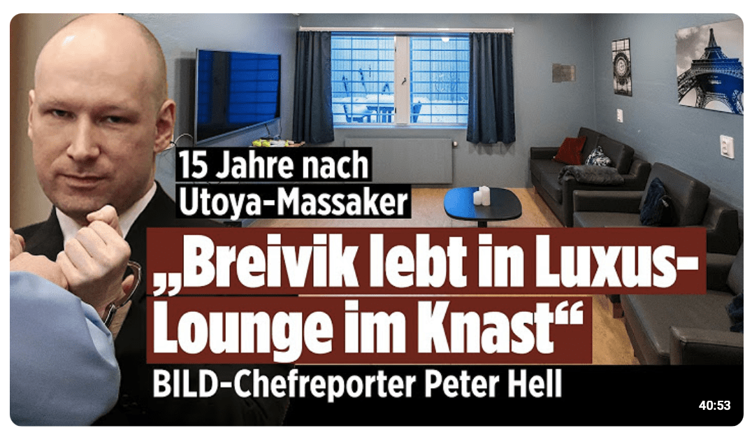 15 Jahre nach Utøya: Reporter erinnert an Breiviks Terroranschlag | Vertraulich