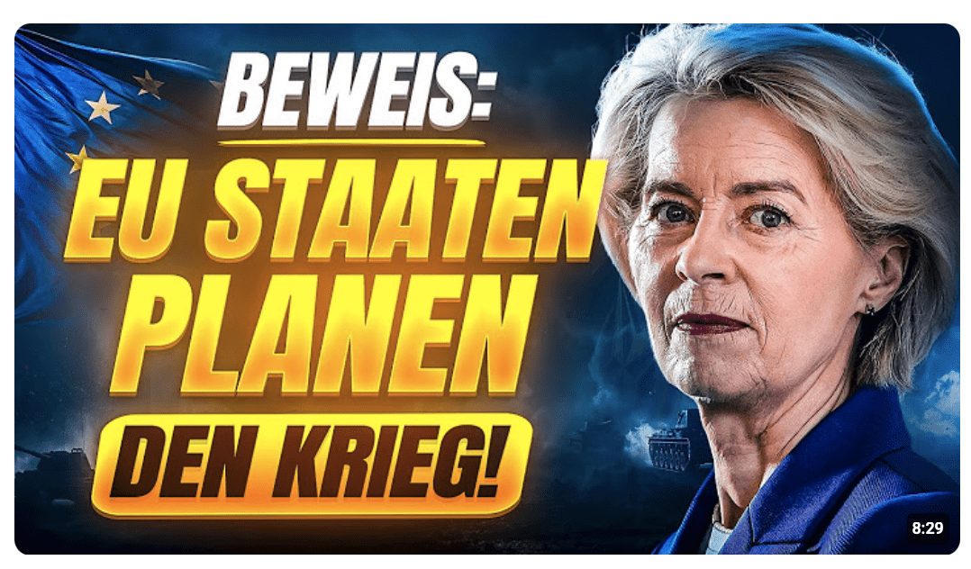 KRIEG BEGINNT: Die EU liefert den BEWEIS! (Offiziell)