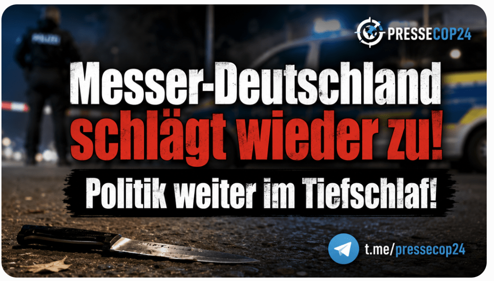 Messer-Deutschland schlägt wieder zu! Politik weiter im Tiefschlaf! Regensburg: Messer-Horror in Bank! Geiseldrama mit Schwerverletztem – Stadt in Schockstarre!
