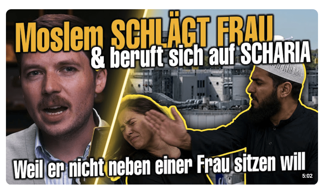 Türke will nicht neben Frau im Flugzeug sitzen – Dann schlägt er zu!